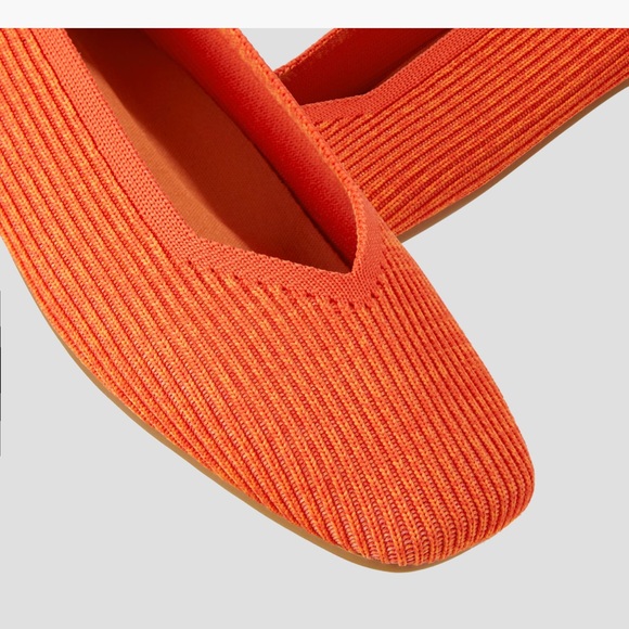 Vivaia Square-Toe V-Cut Flats Margot 41 10 - Picture 5 of 9